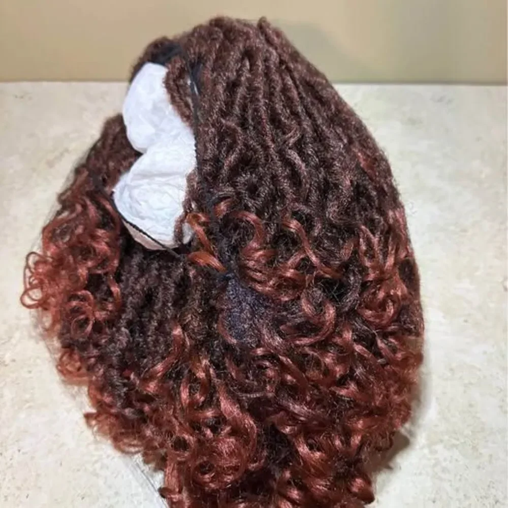 NEW 1B/350 Soft Dreadlock Headband Twist Wig